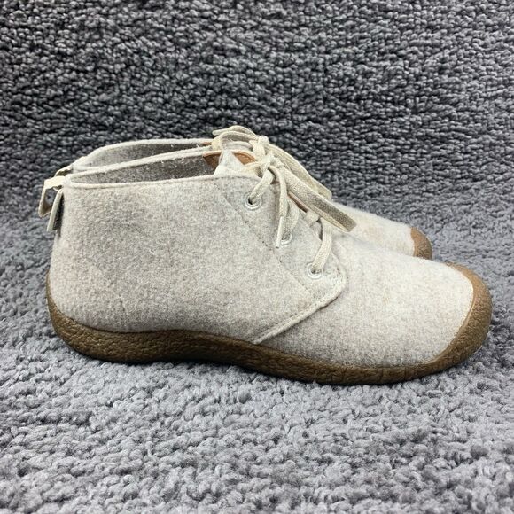 Keen Mosey Chukka Women's Natural Felt Birch Sneaker Felt Shoes Beige 10.5 - Picture 3 of 8